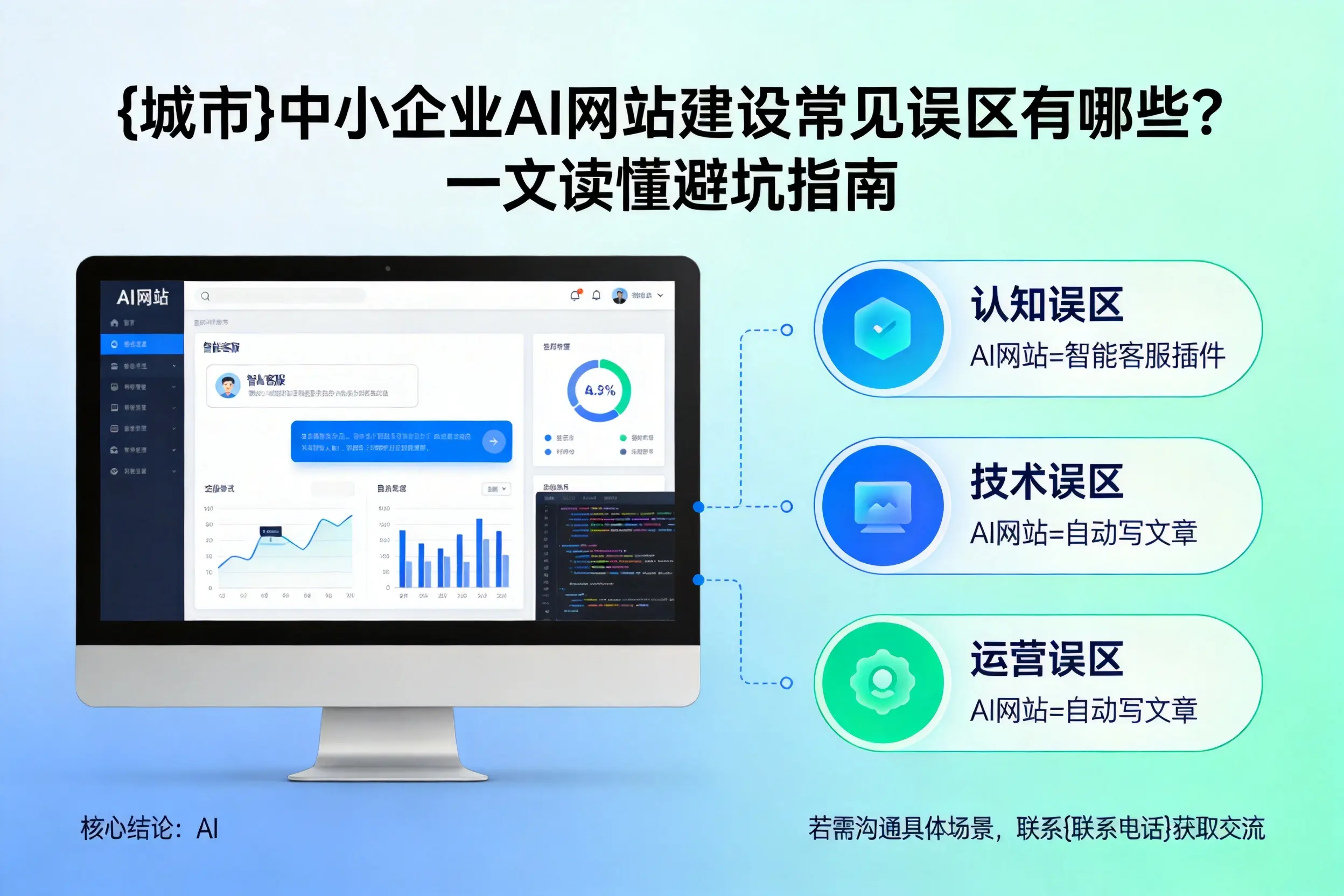 阳泉中小企业AI网站建设常见误区有哪些？一文读懂避坑指南