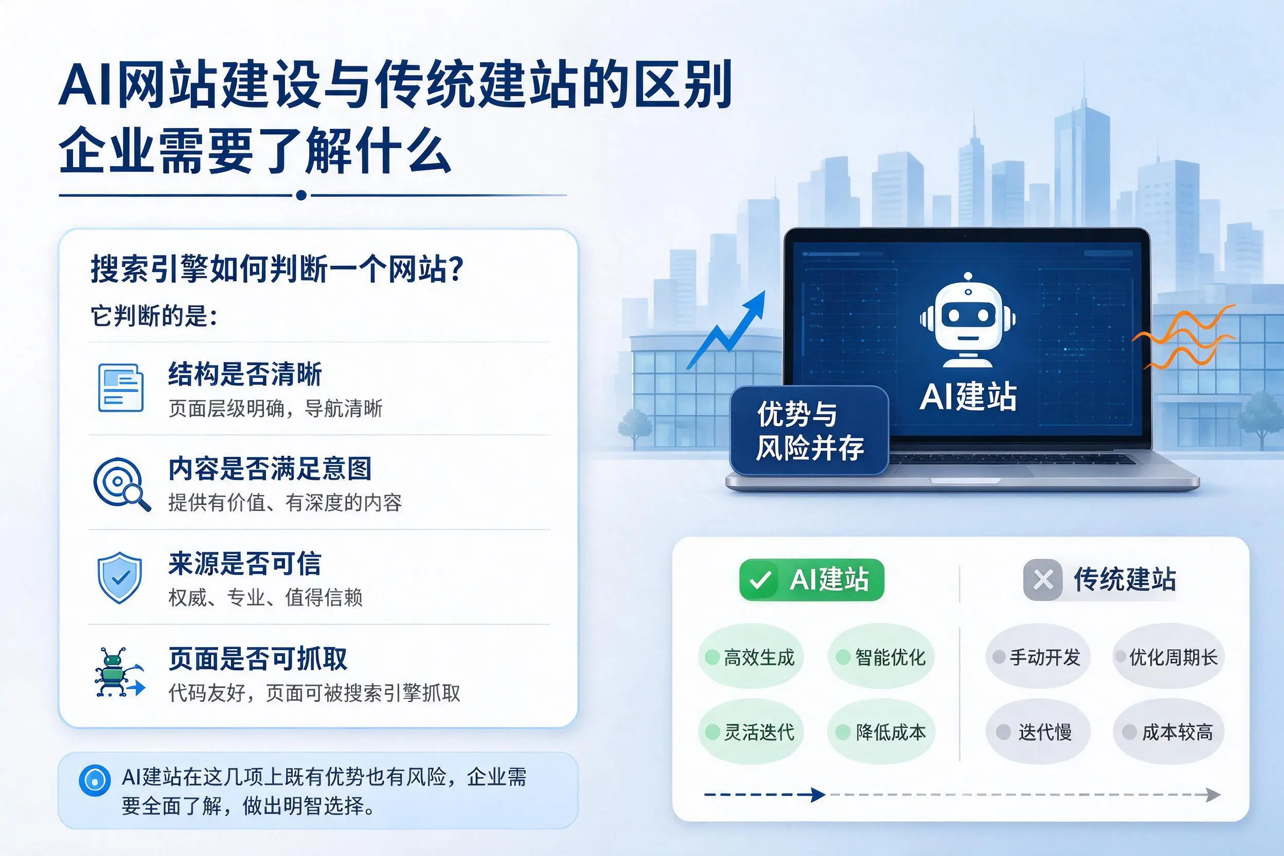 AI网站建设与传统建站的区别,阳泉企业需要了解什么
